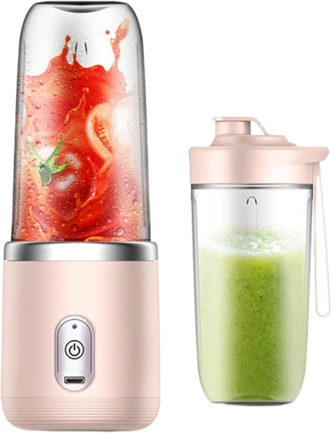 High Quality Twin Gear Portable Juice Blender Pink
