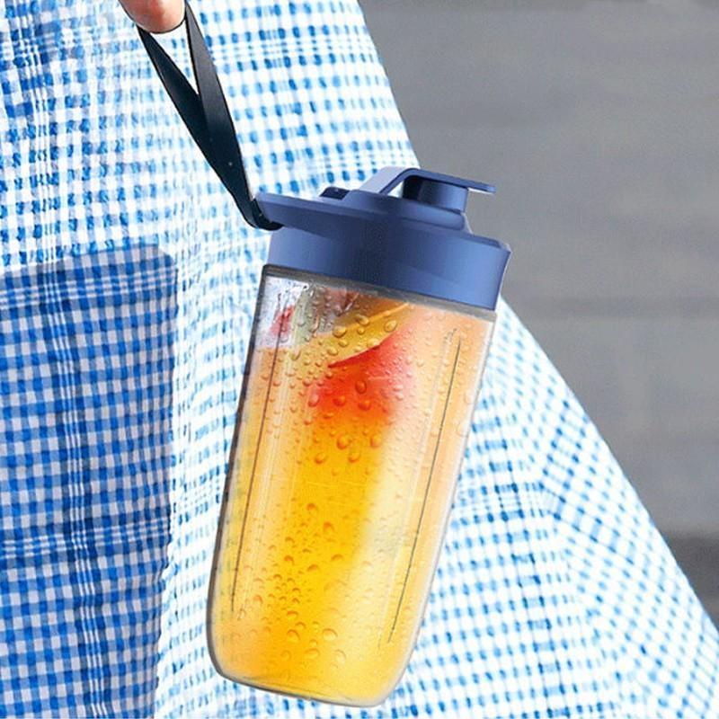 High Quality Twin Gear Portable Juice Blender Blue