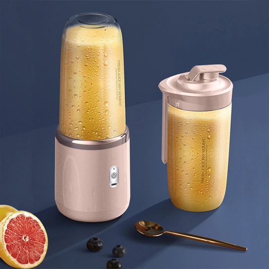 High Quality Twin Gear Portable Juice Blender Pink