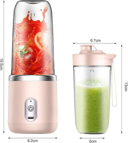 High Quality Twin Gear Portable Juice Blender Pink